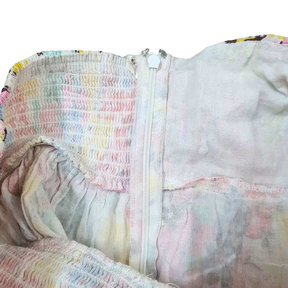 Size- S, multicolored floral printed mini dress - Picture 6 of 6